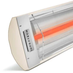 Infratech C-Series 39-Inch 2000W Single Element Electric Infrated Patio Heater - 277V - Almond