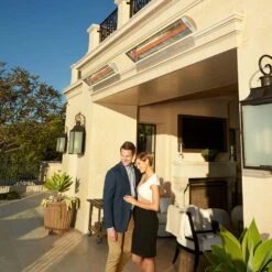 Infratech C-Series 61 1/4-Inch 4000W Single Element Electric Infrated Patio Heater - 277V - Almond 11 Infratech C-Series 61 1/4-Inch 4000W Single Element Electric Infrated Patio Heater - 277V - Almond -BBQ Haven Shop Infratech C Series Lifestyle 2 5