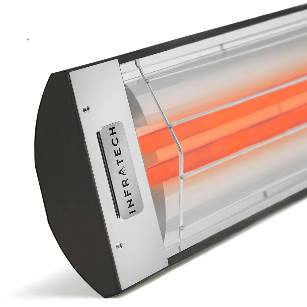 Infratech CD-Series 61 1/4-Inch 6000W Dual Element Electric Infrated Patio Heater - 480V - Black 1 Infratech CD-Series 61 1/4-Inch 6000W Dual Element Electric Infrated Patio Heater - 480V - Black