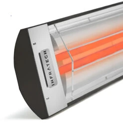 Infratech CD-Series 39-Inch 4000W Dual Element Electric Infrated Patio Heater - 277V - Black