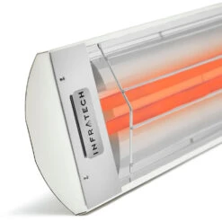Infratech CD-Series 39-Inch 4000W Dual Element Electric Infrated Patio Heater - 480V - White