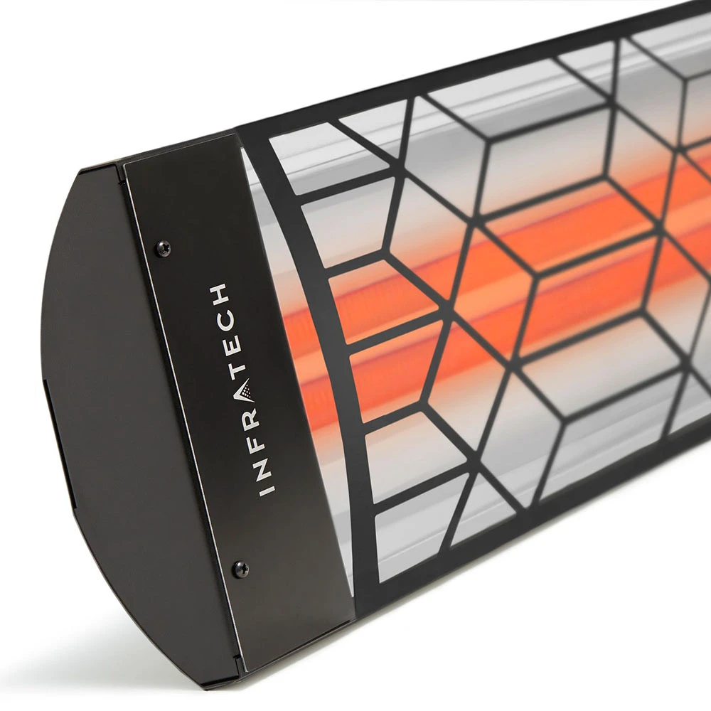 Infratech Craftsman Motif Collection 39-Inch 4000W Dual Element Electric Infrated Patio Heater - 208V - Black 1 Infratech Craftsman Motif Collection 39-Inch 4000W Dual Element Electric Infrated Patio Heater - 208V - Black