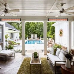 Infratech Craftsman Motif Collection 39-Inch 4000W Dual Element Electric Infrated Patio Heater - 208V - Black 13 Infratech Craftsman Motif Collection 39-Inch 4000W Dual Element Electric Infrated Patio Heater - 208V - Black -BBQ Haven Shop Infratech Dual Motif Collection Craftsman Lifestyle