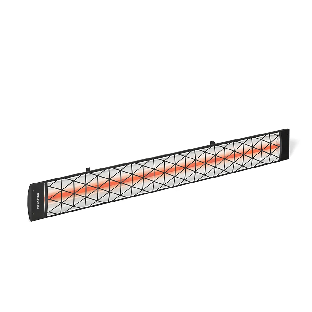 Infratech Contemporary Motif Collection 61 1/4-Inch 3000W Single Element Electric Infrated Patio Heater - 240V - Black 2 Infratech Contemporary Motif Collection 61 1/4-Inch 3000W Single Element Electric Infrated Patio Heater - 240V - Black - Image 2