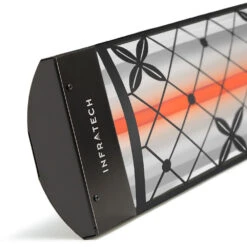 Infratech Traditional Motif Collection 61 1/4-Inch 3000W Single Element Electric Infrated Patio Heater - 277V - Black