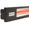 Infratech Slimline Series 63 1/2-Inch 4000W Single Element Electric Infrated Patio Heater - 208V - Black Shadow