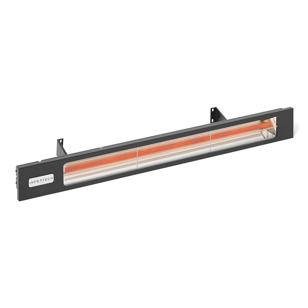 Infratech Slimline Series 29 1/2-Inch 1600W Single Element Electric Infrated Patio Heater - 120V - Black Shadow 2 Infratech Slimline Series 29 1/2-Inch 1600W Single Element Electric Infrated Patio Heater - 120V - Black Shadow - Image 2