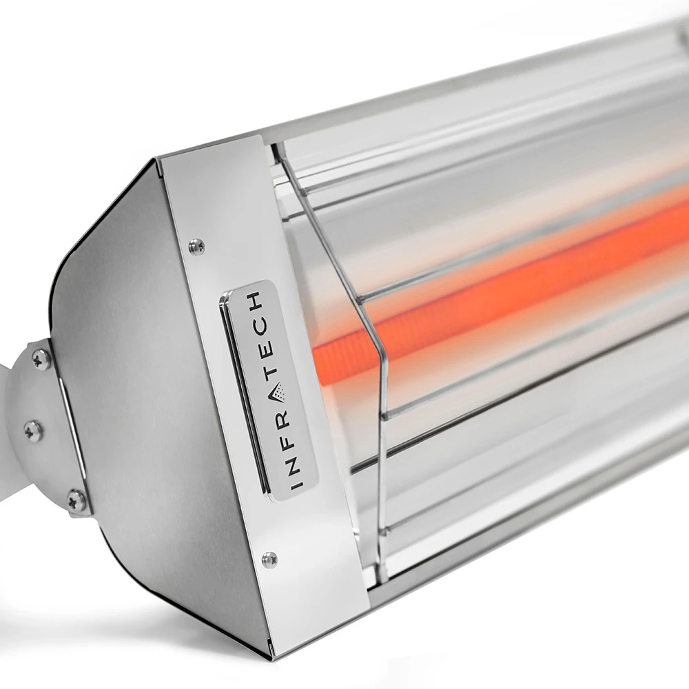 Infratech W-Series 61 1/4-Inch 4000W Single Element Electric Infrated Patio Heater - 240V - Stainless Steel 1 Infratech W-Series 61 1/4-Inch 4000W Single Element Electric Infrated Patio Heater - 240V - Stainless Steel