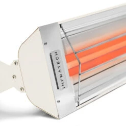 Infratech WD-Series 61 1/4-Inch 6000W Dual Element Electric Infrated Patio Heater - 480V - Biscuit