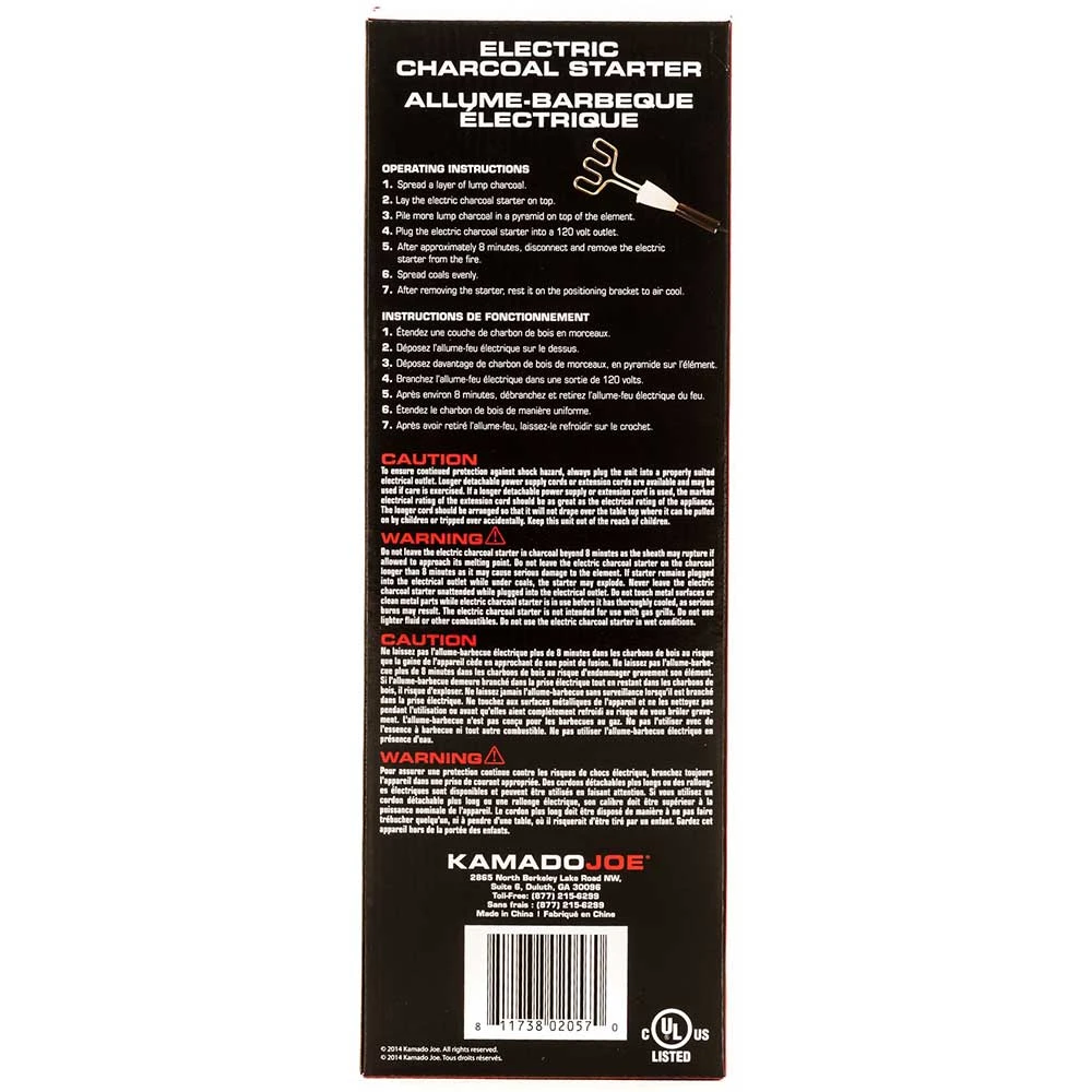 Kamado Joe 120v Triple Loop Electric Charcoal Starter 3 Kamado Joe 120v Triple Loop Electric Charcoal Starter - Image 3