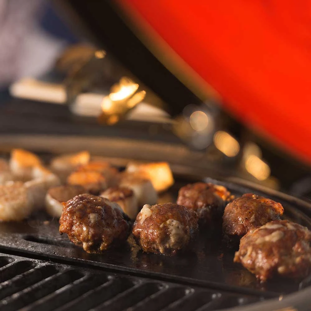 Kamado Joe Half Moon Cast Iron Reversible Griddle - Fits Kamado Joe 18-Inch Classic Joe Grills 2 Kamado Joe Half Moon Cast Iron Reversible Griddle - Fits Kamado Joe 18-Inch Classic Joe Grills - Image 2