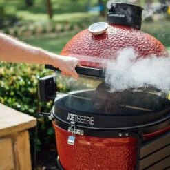 Kamado Joe JoeTisserie Kamado Rotisserie System - Fits Kamado Joe 18-Inch Classic Joe Grills -BBQ Haven Shop Kamado Joe Classic Joe JoeTisserie Kamado Rotisserie System KJ TISSERIENA Lifestyle Open