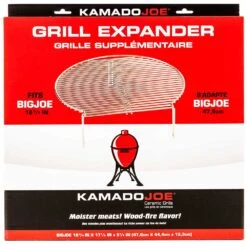 Kamado Joe Stainless Steel Grill Expander Cooking Grate - Fits Kamado Joe 18-Inch Classic Joe Grills -BBQ Haven Shop Kamado Joe Grill Expander Cooking Grate KJ SCS Box Front View