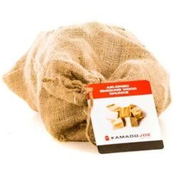 Kamado Joe Hickory Wood BBQ Cooking Chunks - 10 Lb. Bag -BBQ Haven Shop Kamado Joe Hickory Wood BBQ Cooking Chunks 10 Lb Bag KJ WCHUNKSH Top View Tag