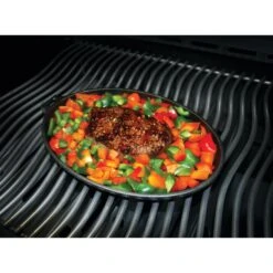 Napoleon Cast Iron Skillet With Tray 7 Napoleon Cast Iron Skillet With Tray -BBQ Haven Shop Low Res JPG 56003 ProfessionalCastIronSkillet inUse
