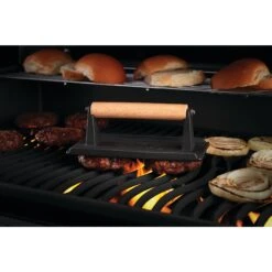 Napoleon Cast Iron Chef Press 5 Napoleon Cast Iron Chef Press -BBQ Haven Shop Low Res JPG 56056 Cast Iron Meat Press InUse