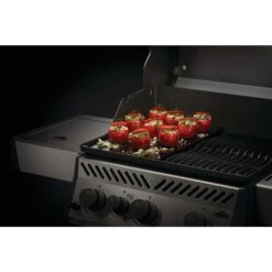 Napoleon 2-Sided Porcelain-Enameled Cast Iron Griddle For Rogue 425, 525 & 625 Grills 7 Napoleon 2-Sided Porcelain-Enameled Cast Iron Griddle For Rogue 425, 525 & 625 Grills -BBQ Haven Shop Low Res JPG 56426 High gloss griddle InUse Tomatos