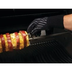Napoleon Heat Resistant BBQ Glove -BBQ Haven Shop Low Res JPG 62145 Grilling Gloves in use