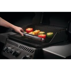 Napoleon Stainless Steel Executive 3-Piece BBQ Toolset -BBQ Haven Shop Low Res JPG 70036 PresEd 3pc Toolset InUse Peppers