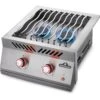 Napoleon Built-in 700 Series 30,000 BTU 18-Inch Propane Gas Double Side Burner With Stainless Steel Cover