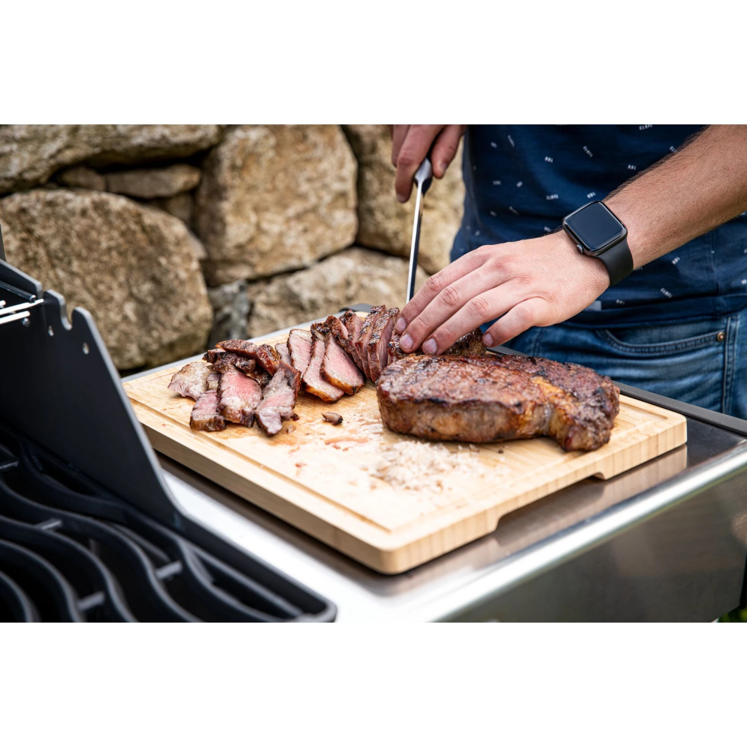 Napoleon 13-Inch Bamboo Cutting Board 4 Napoleon 13-Inch Bamboo Cutting Board - Image 4