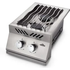 Napoleon 12-Inch Built-in 500 Series Natural Gas Inline Dual Range Top Burner With Stainless Steel Cover