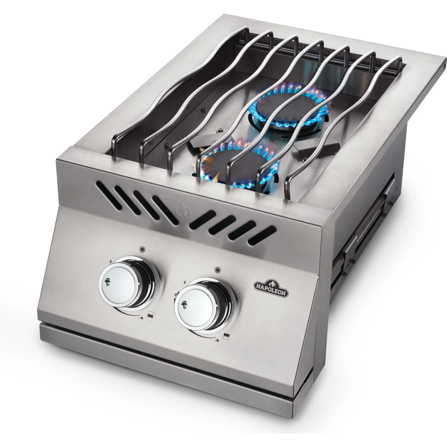 Napoleon 12-Inch Built-in 500 Series Natural Gas Inline Dual Range Top Burner With Stainless Steel Cover 2 Napoleon 12-Inch Built-in 500 Series Natural Gas Inline Dual Range Top Burner With Stainless Steel Cover - Image 2