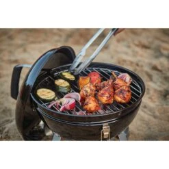 Napoleon 14-Inch Portable Charcoal Kettle Grill 15 Napoleon 14-Inch Portable Charcoal Kettle Grill -BBQ Haven Shop Low Res JPG NK14K Leg BRoll 1