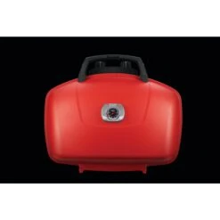 Napoleon TravelQ 285 Portable Propane Gas Grill With Griddle - Red 16 Napoleon TravelQ 285 Portable Propane Gas Grill With Griddle - Red -BBQ Haven Shop Low Res JPG TQ285 Detail Horizontal Lid Red