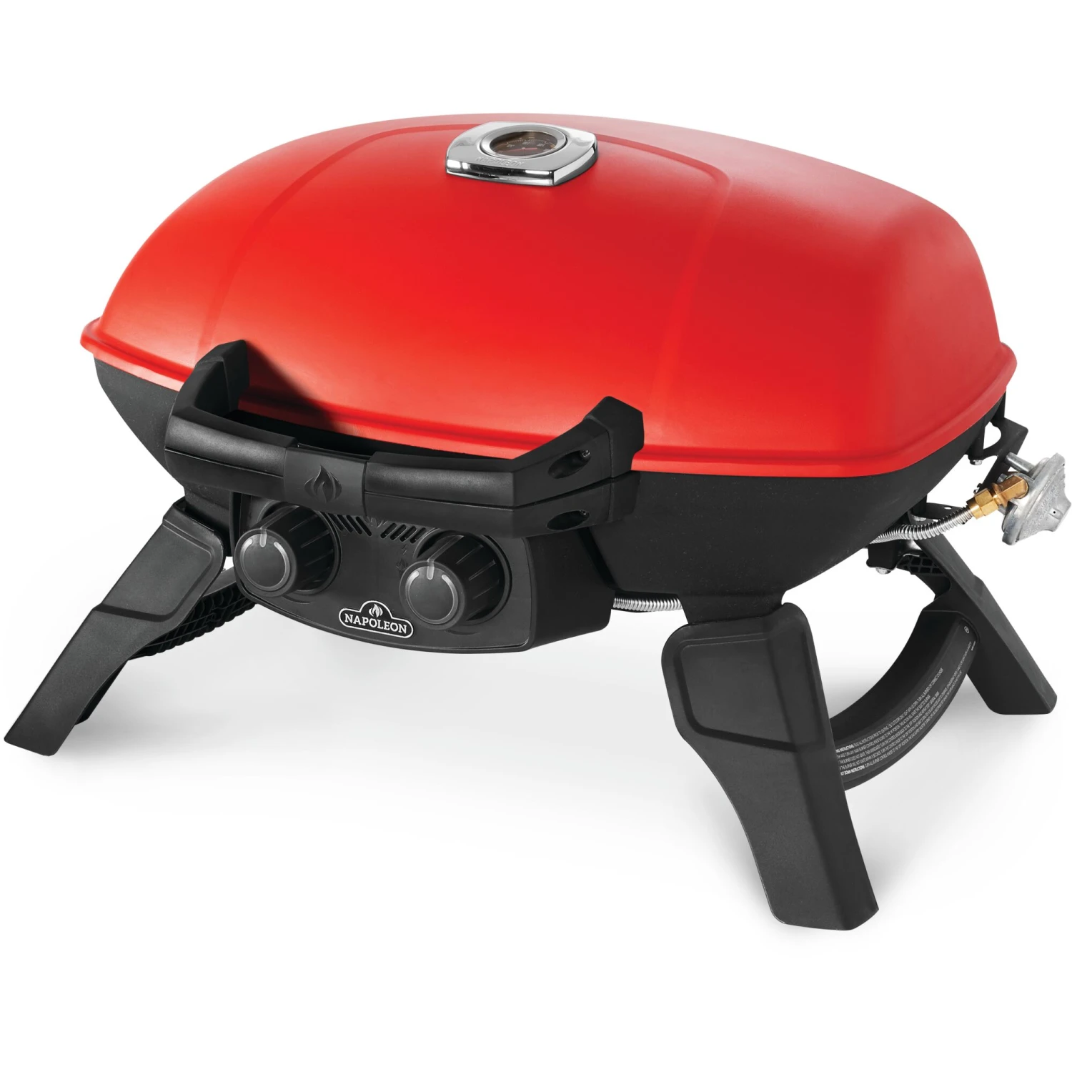 Napoleon TravelQ 285 Portable Propane Gas Grill With Griddle - Red 1 Napoleon TravelQ 285 Portable Propane Gas Grill With Griddle - Red