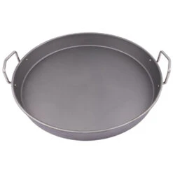 Oklahoma Joe's 19-inch Carbon Steel Deep Dish Pan -BBQ Haven Shop Oklahoma Joes 19 inch Carbon Steel Deep Dish Pan 1996978P04 Top View