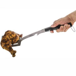 Oklahoma Joe's 2-Piece Gift Set 18-Inch Restaurant-Grade Stainless Steel BBQ Spatula And Tongs -BBQ Haven Shop Oklahoma Joes 2 Piece Gift Set 18 Inch Restaurant Grade Stainless Steel BBQ Spatula and Tongs 7826131R06 Spatula