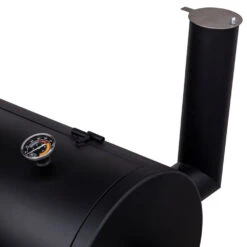 Oklahoma Joe's Anthem Series Longhorn Reverse Flow Offset Charcoal Smoker -BBQ Haven Shop Oklahoma Joes Anthem Series Longhorn Reverse Flow Offset Charcoal Smoker 21202124 Chimney