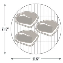 Oklahoma Joe's Bronco Pro Drum Charcoal Smoker - Black -BBQ Haven Shop Oklahoma Joes Bronco Pro Drum Charcoal Smoker Black 19202099 Cooking Grate Dimensions