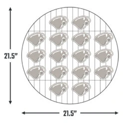 Oklahoma Joe's Bronco Pro Drum Charcoal Smoker - Black -BBQ Haven Shop Oklahoma Joes Bronco Pro Drum Charcoal Smoker Black 19202099 Cooking Grate Size