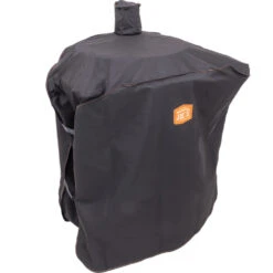 Oklahoma Joe's Premium Grill Cover For Bronco Pro Drum Charcoal Smoker - Fits Oklahoma Joe's Drum Smoker And Pro Drum Charcoal Smoker -BBQ Haven Shop Oklahoma Joes Premium Grill Cover for Bronco Drum Smokers 1756851P04 Angle