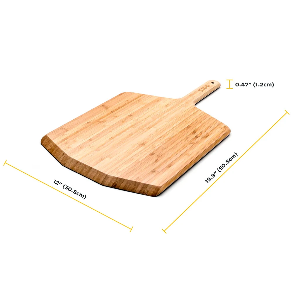 Ooni 12-Inch Bamboo Pizza Peel & Serving Board 2 Ooni 12-Inch Bamboo Pizza Peel & Serving Board - Image 2