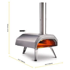 Ooni Karu 12 Multi-Fuel Powered Portable Outdoor Pizza Oven -BBQ Haven Shop Ooni Karu 12 Multi Fuel Powered Portable Outdoor Pizza Oven UU P0A100 Size