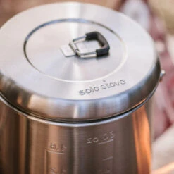 Solo Stove Pot 1800 Stainless Steel Camping Pot - 61 Ounces -BBQ Haven Shop POT1800 Camping Pot Detail