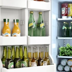 Zephyr Presrv 24-Inch 5.6 Cu. Ft. Outdoor Rated Compact Refrigerator With Locking Door -BBQ Haven Shop PRR24C01AS OD door shelves configuration