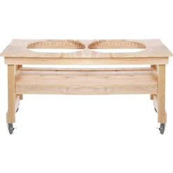 Primo All Event Cypress Kamado Table For Primo Oval XL And Oval JR