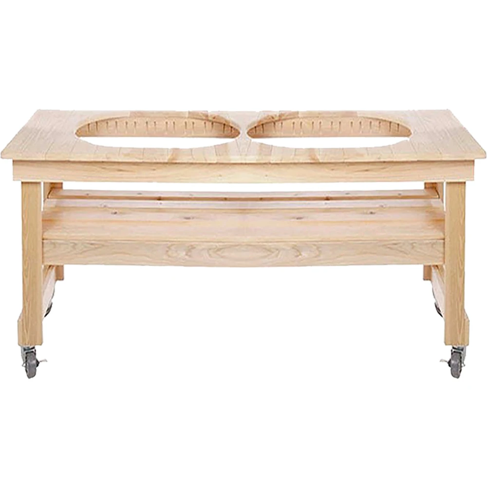 Primo All Event Cypress Kamado Table For Primo Oval XL And Oval JR 1 Primo All Event Cypress Kamado Table For Primo Oval XL And Oval JR