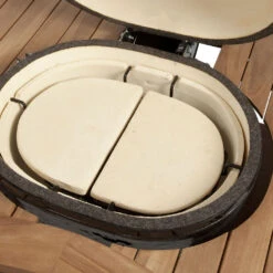 Primo Ceramic Heat Deflector Complete Kit For Primo Oval JR -BBQ Haven Shop Primo Ceramic Heat Deflector Complete Kit for Primo Oval JR 325 313 Lifestyle