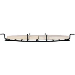 Primo Ceramic Heat Deflector Complete Kit For Primo Oval JR -BBQ Haven Shop Primo Ceramic Heat Deflector Complete Kit for Primo Oval JR 325 313 Side View