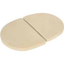 Primo Ceramic Heat Deflector Complete Kit For Primo Oval JR -BBQ Haven Shop Primo Ceramic Heat Deflector Plates for Primo Oval XL 324 2