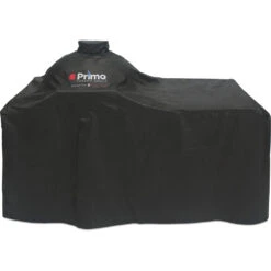 Primo Grill Cover For Oval LG 300 And Oval JR 200 On Counter Top Cypress Kamado Table -BBQ Haven Shop Primo Grill Cover for Oval LG 300 and Oval JR 200 on Counter Top Cypress Kamado Table 423