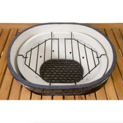 Primo Heat Deflector Rack Drip Pan Racks For Primo Oval XL -BBQ Haven Shop Primo Heat Deflector Rack Drip Pan Rack for Primo Oval XL 333 Lifestyle