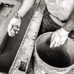 Prism Hardscapes Embarcadero 60-Inch Round 125,000 BTU Propane Gas Fire Pit Bowl - Ultra White -BBQ Haven Shop Prism Hardscape Craftsmanship Lifestyle Image2 19