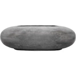 Prism Hardscapes Pebble 56-Inch 65,000 BTU Propane Gas Fire Pit Bowl - Pewter