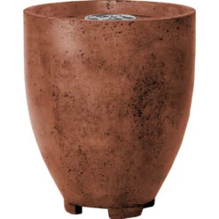 Prism Hardscapes Pentola 1 24-Inch Round 65,000 BTU Natural Gas Fire Pit Bowl - Cafe